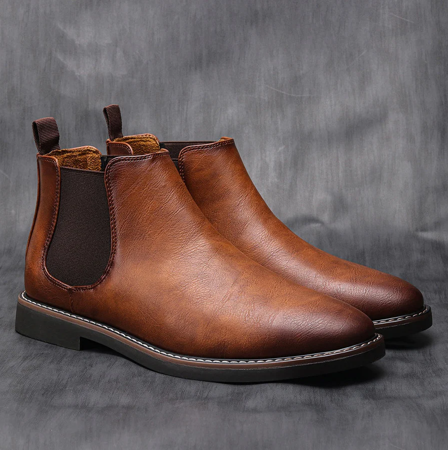 Klassiske chelsea boots til mænd