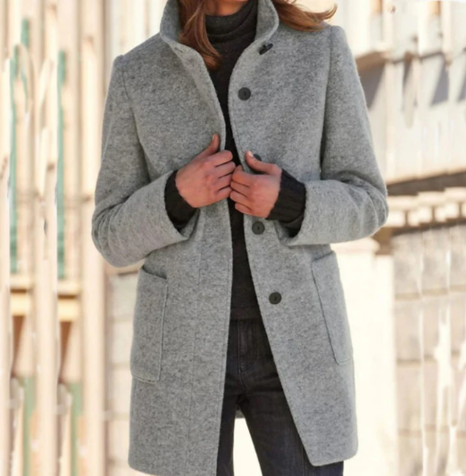 Felicity | stilfuld og elegant button-down frakke