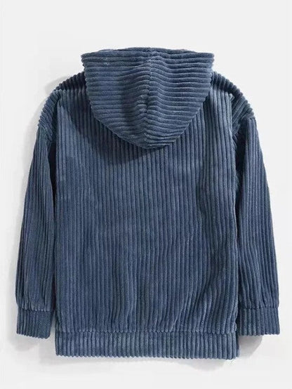 Jare - højkvalitets fløjlsjakke med hætte til mænd