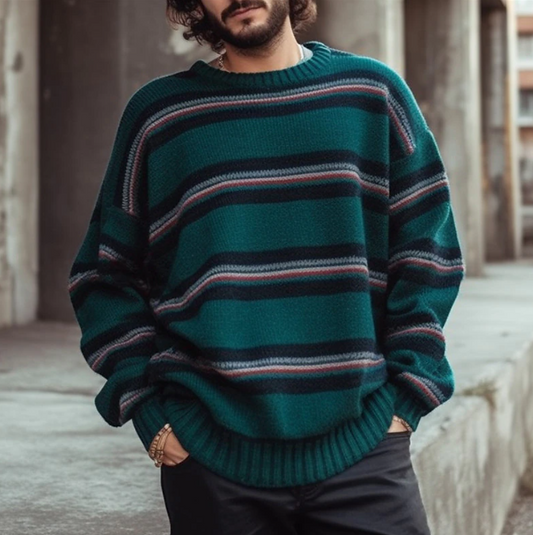 Rafferty - regnbue pullover hættetrøje til mænd
