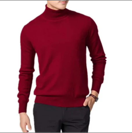 Deep Knife - mere elegant rullekravetrøje til mænd - mere klassisk ribstrikket sweater