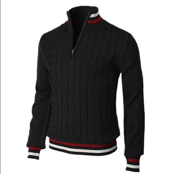 Martin - den elegante herresweater med krave