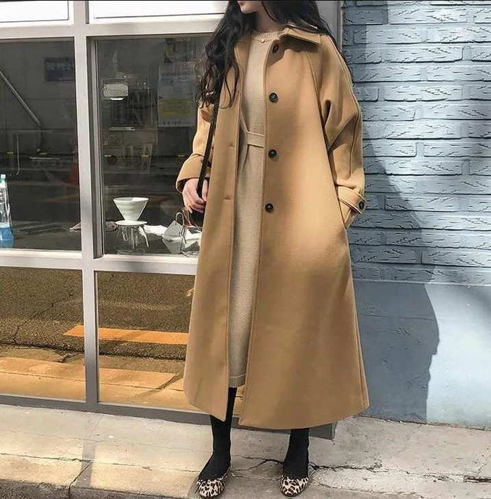 Chloe - elegant vinterfrakke til kvinder, lang og varm