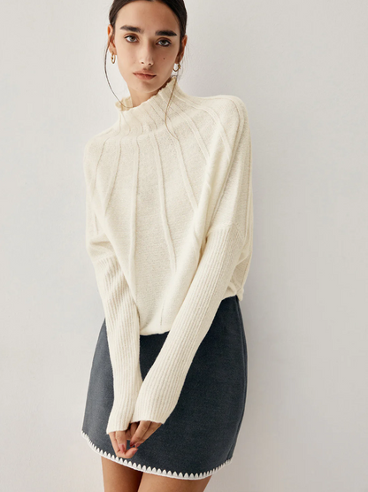 Lana | hyggelig rullekrave sweater til kvinder