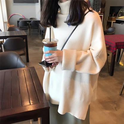 Steina - varm rullekrave sweater
