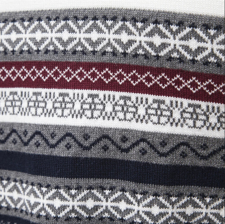Ruzeva - sweater af høj kvalitet med retromønster