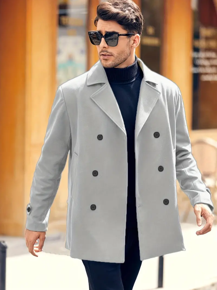 Miles – stilfuld trenchcoat til mænd med klassisk design