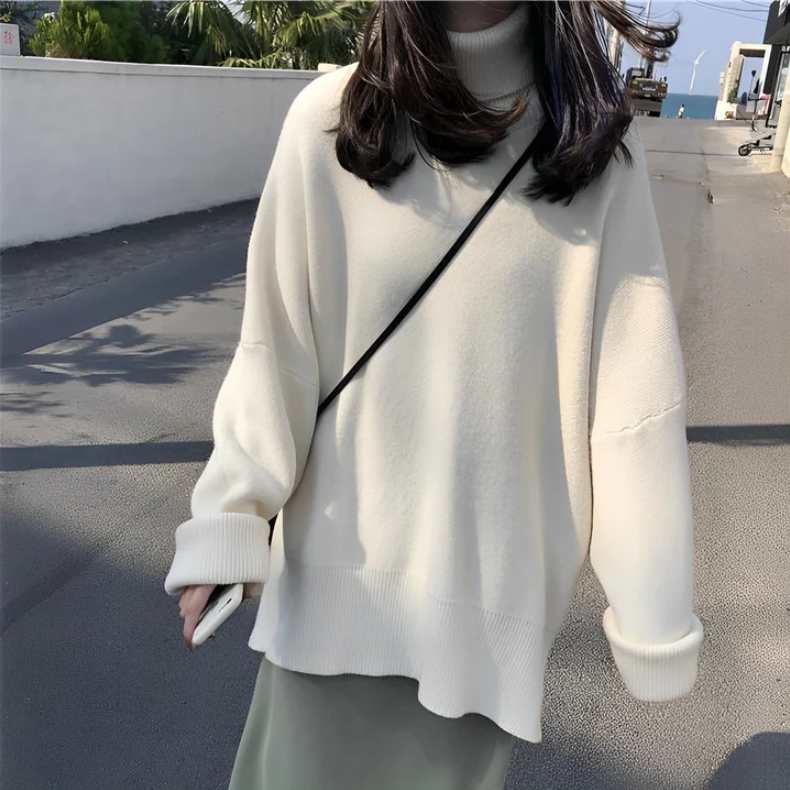 Steina - varm rullekrave sweater