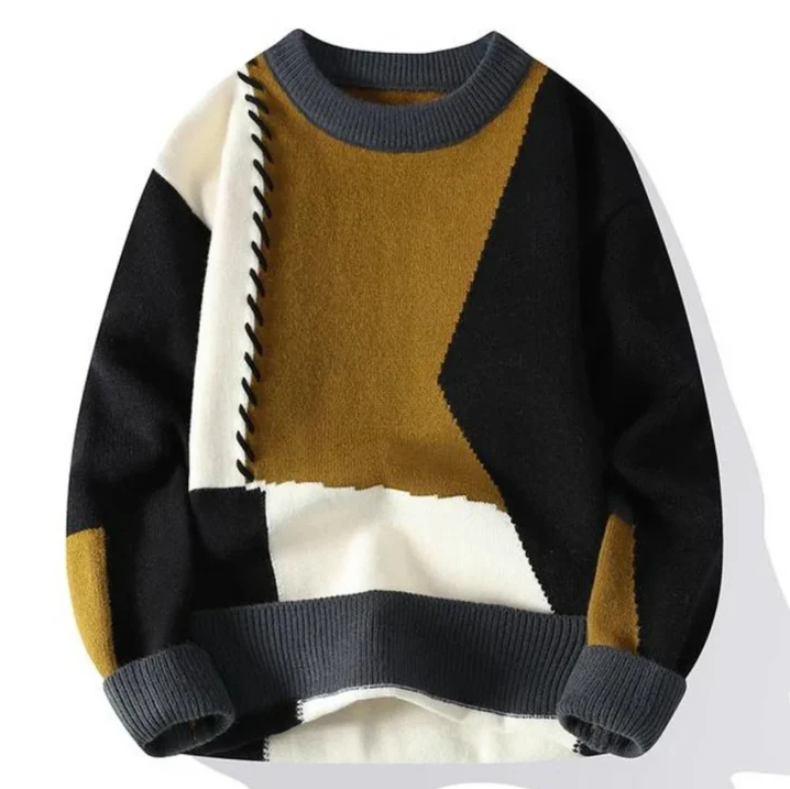 Marcius - moderigtig herresweater i komfortstil