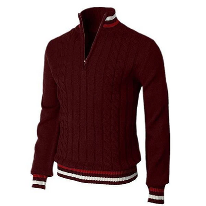 Martin - den elegante herresweater med krave