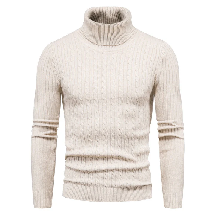 Herre rullekrave sweater - kafen
