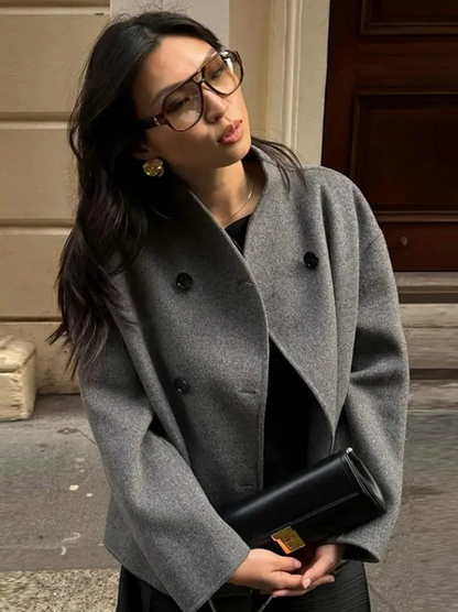 Lisa - trendy damefrakke i oversize pasform