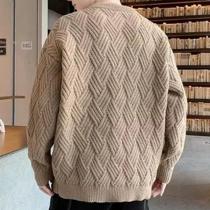 Kronid – trendy og løst strikket herresweater