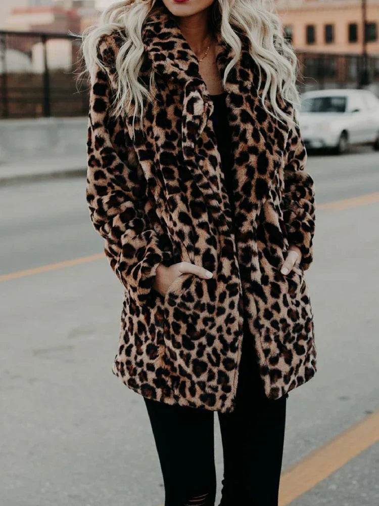 Leopardprint jakke fra sophie