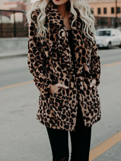 Leopardprint jakke fra sophie