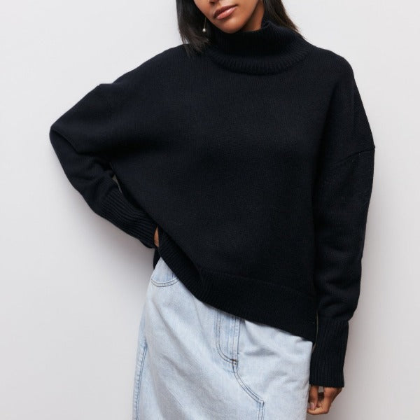 Sylvana sweater med rullekrave