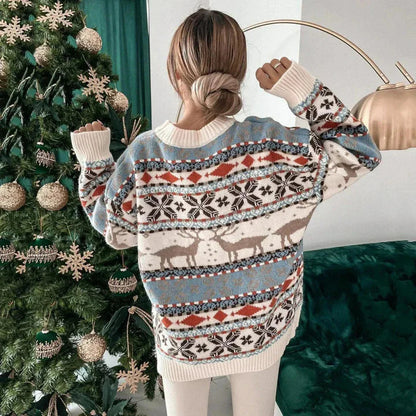Em - juletrøje i plus size til kvinder