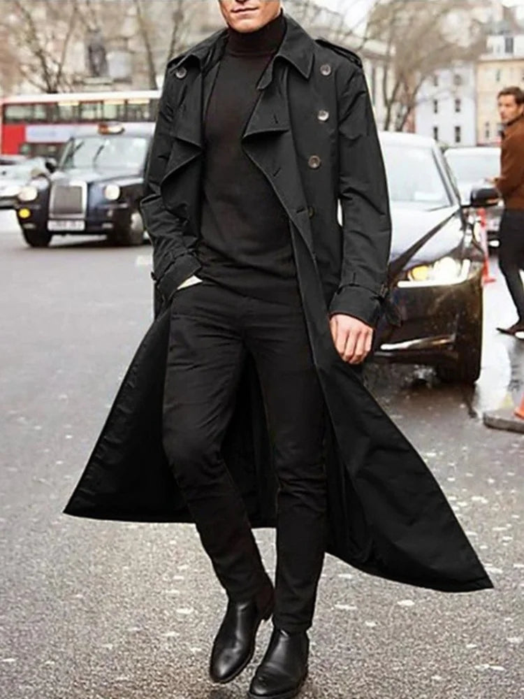Elegant vintertrenchcoat til mænd – kramer