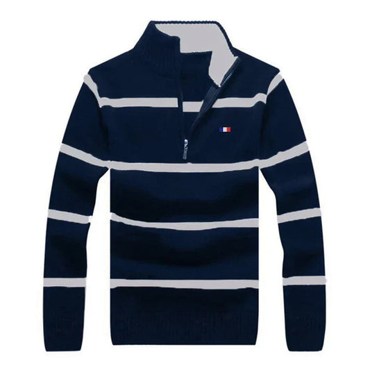 Maddox - herresweater med krave