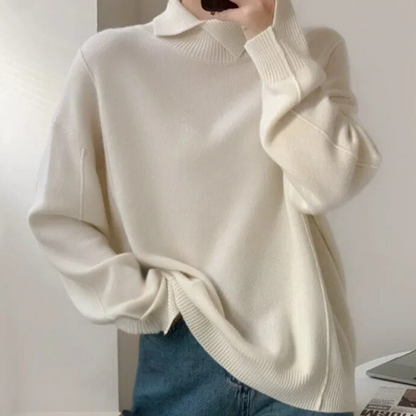 Kayla - elegant hæklet sweater til kvinder
