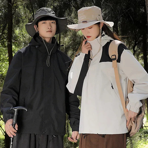 Unisex-vinterfrakke med hætte og fleece – unisex