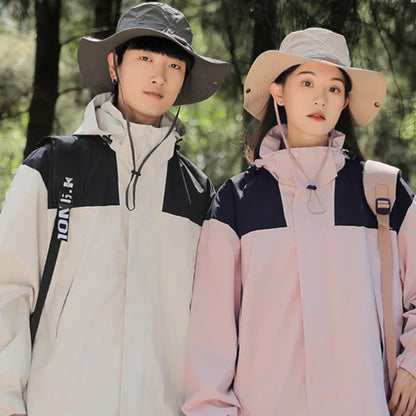 Unisex-vinterfrakke med hætte og fleece – unisex