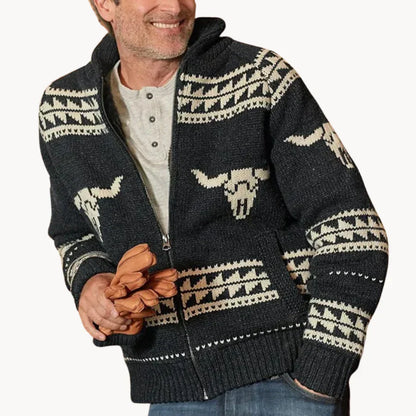 Buffalo - robust og smart designet sweaterjakke til mænd