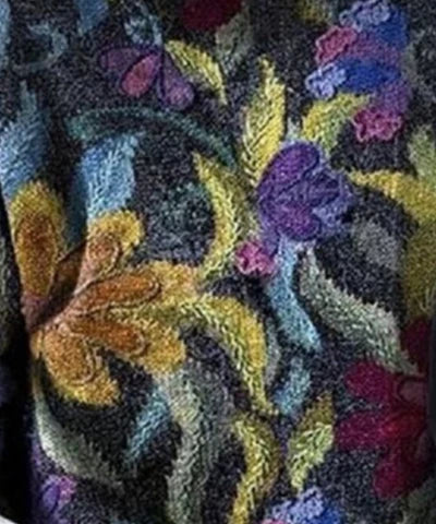 Moderigtig blomstertrøje