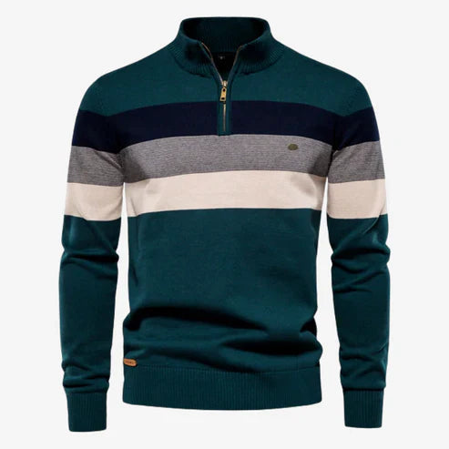 Caleb | stribet retro sweater