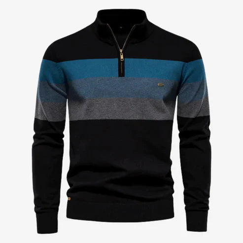 Caleb | stribet retro sweater