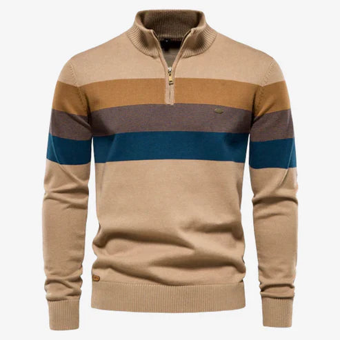 Caleb | stribet retro sweater