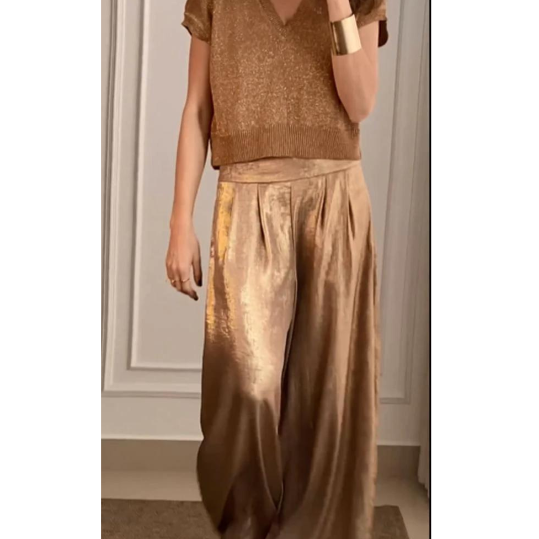 Chloe | elegant sæt top og bukser