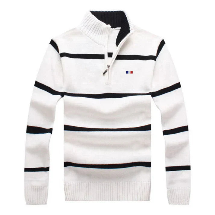 Maddox - herresweater med krave