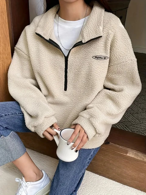 Kate - sweatshirts med lynlås