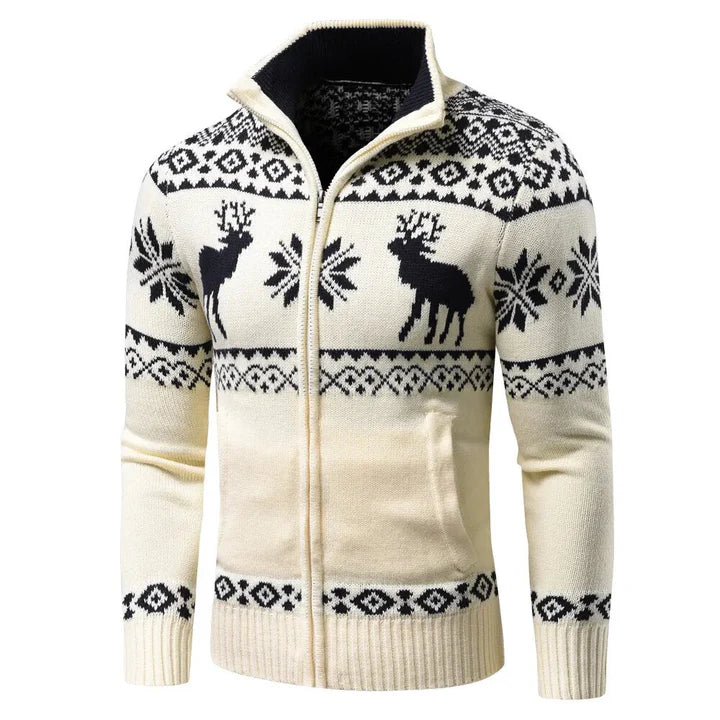 Julecardigan - stand-up krave - cardigan julesweater