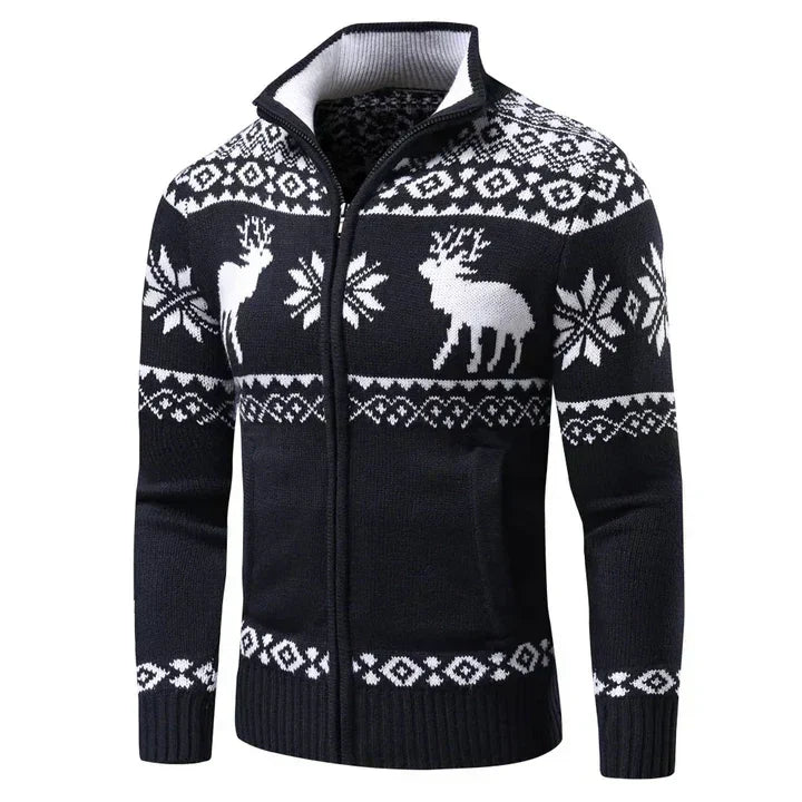 Julecardigan - stand-up krave - cardigan julesweater