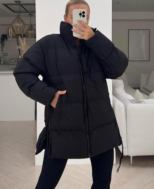 Kobberrose jakke sort & grøn