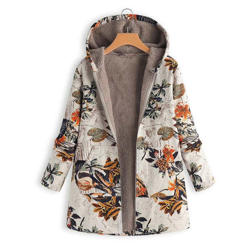 Joanna | mønstret vintage jakke