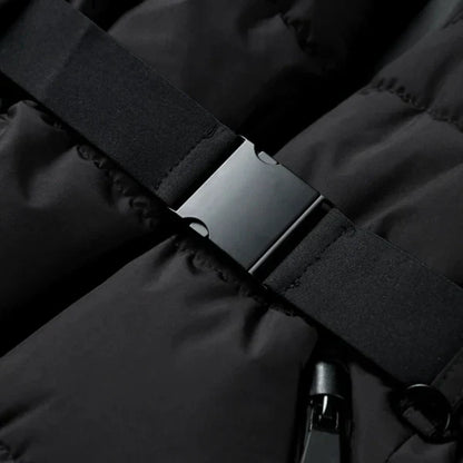 Vinterjakke med bælte til kvinder