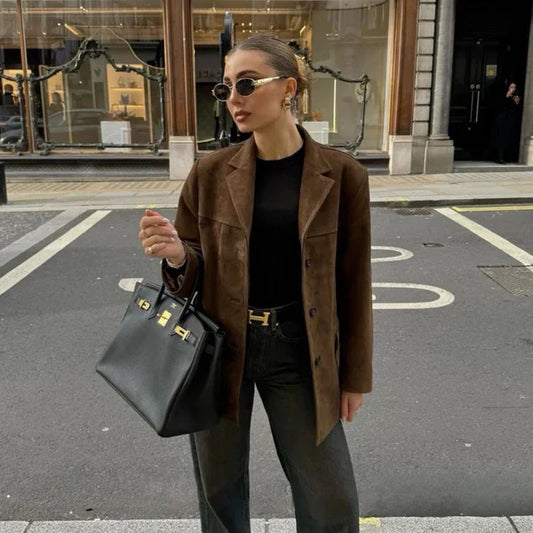 Stilfuld skræddersyet damejakke – dame