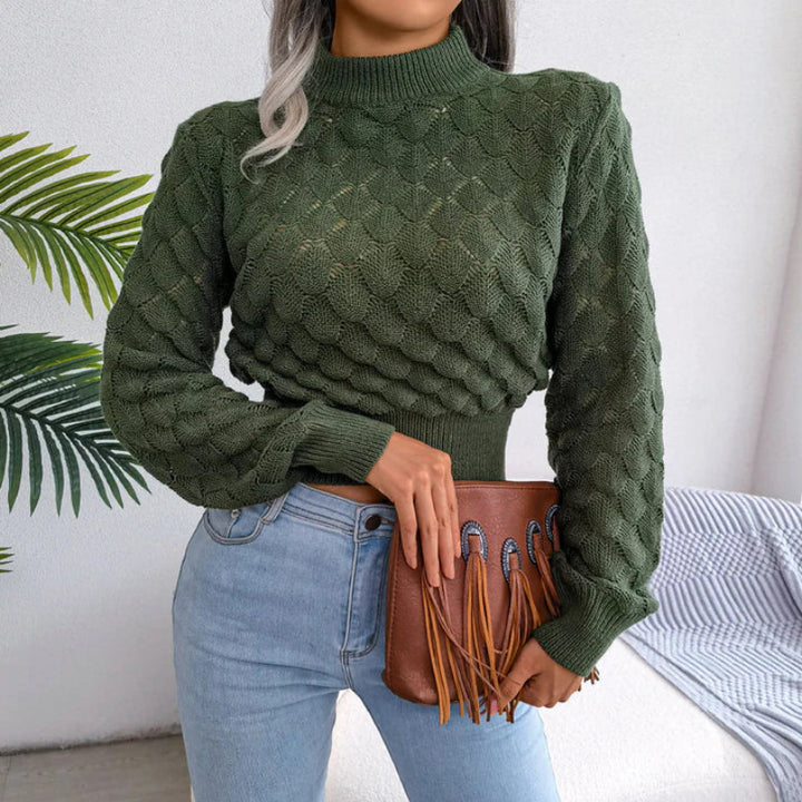 Bronwine | hyggelig rullekrave sweater til kvinder