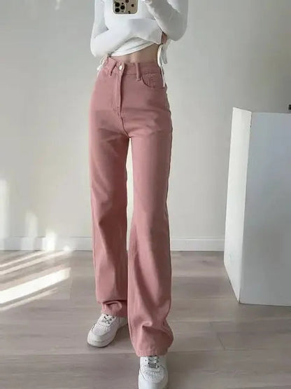 Vinterjeans til kvinder, lige model, afslappet og stilfuld