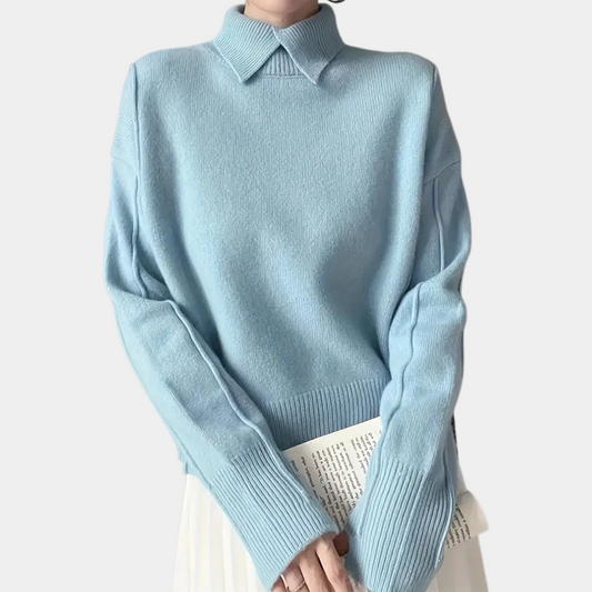 Kayla - elegant hæklet sweater til kvinder