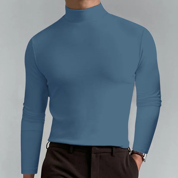 Glenn - slim fit t-shirt med høj talje og lange ærmer