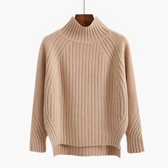 Lula - strikket sweater med rund hals