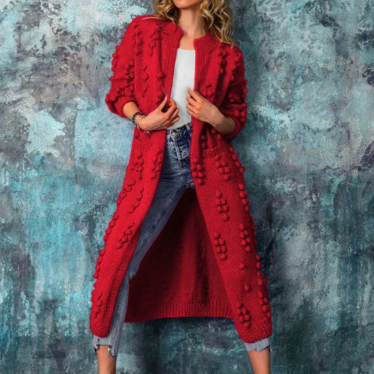 Cecilie - elegant farvet cardigan til kvinder