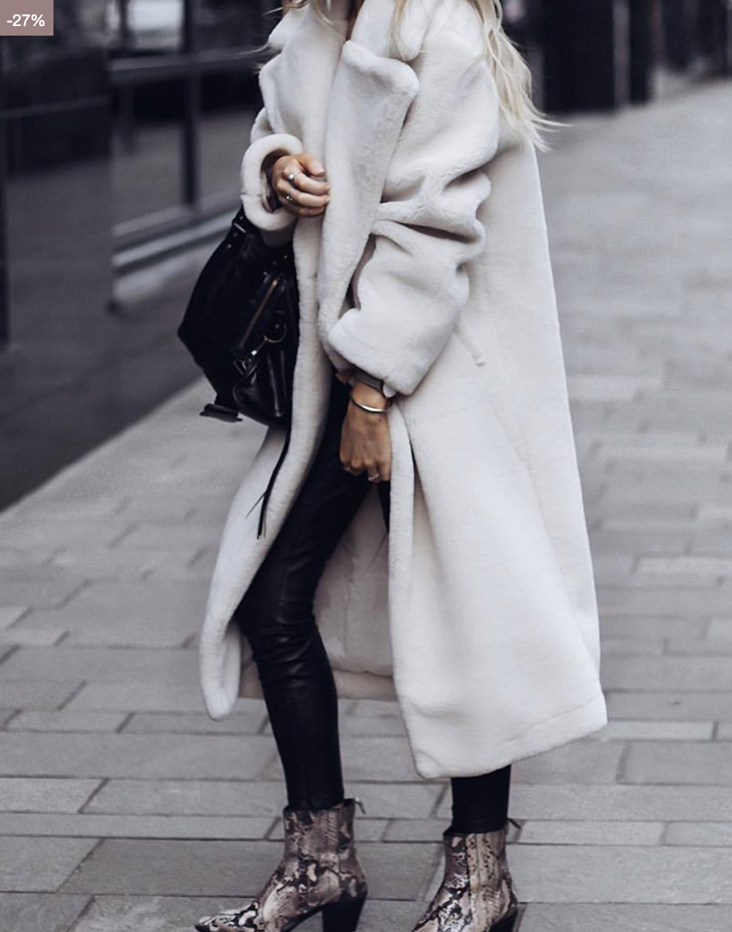 Carlaa - utrolig stilfuld varm designer vinterfrakke