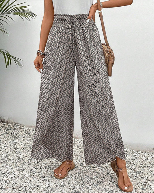 Saffira | Damebukser med geometrisk print
