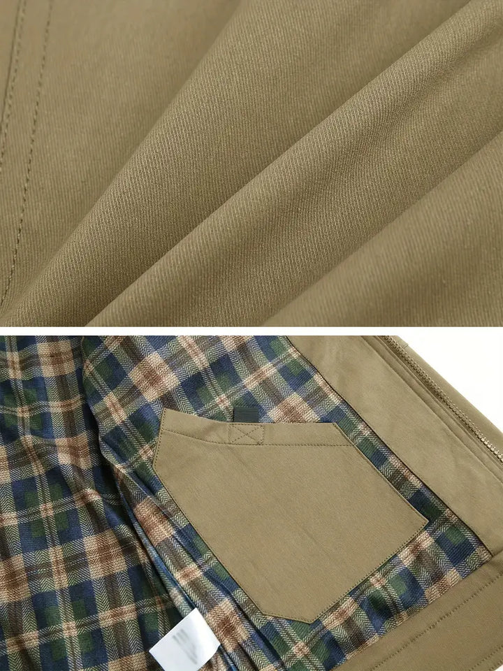 Robust og vejrbestandig herre udendørsjakke af nylon