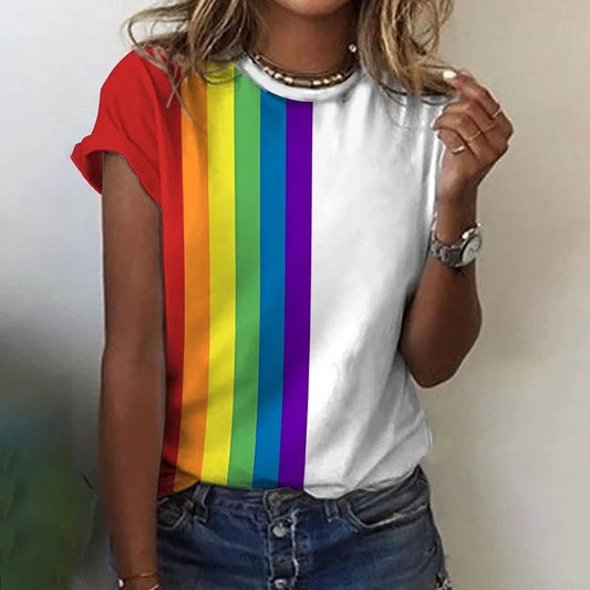 Nettie - pride rainbows skjorte